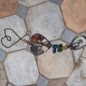 Tree of life sun catcher Rainbow crystals
